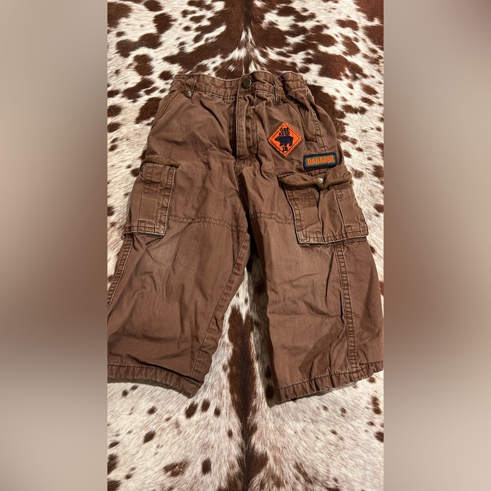 OshKosh B'gosh Brown Cargo Jeans for Kids